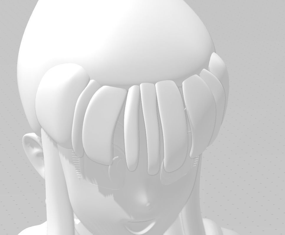 Dragonball Z Character - ChiChi 3D Modelling Low-poly 3D model_4