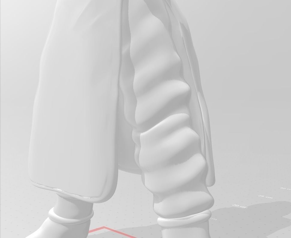 Dragonball Z Character - ChiChi 3D Modelling Low-poly 3D model_11