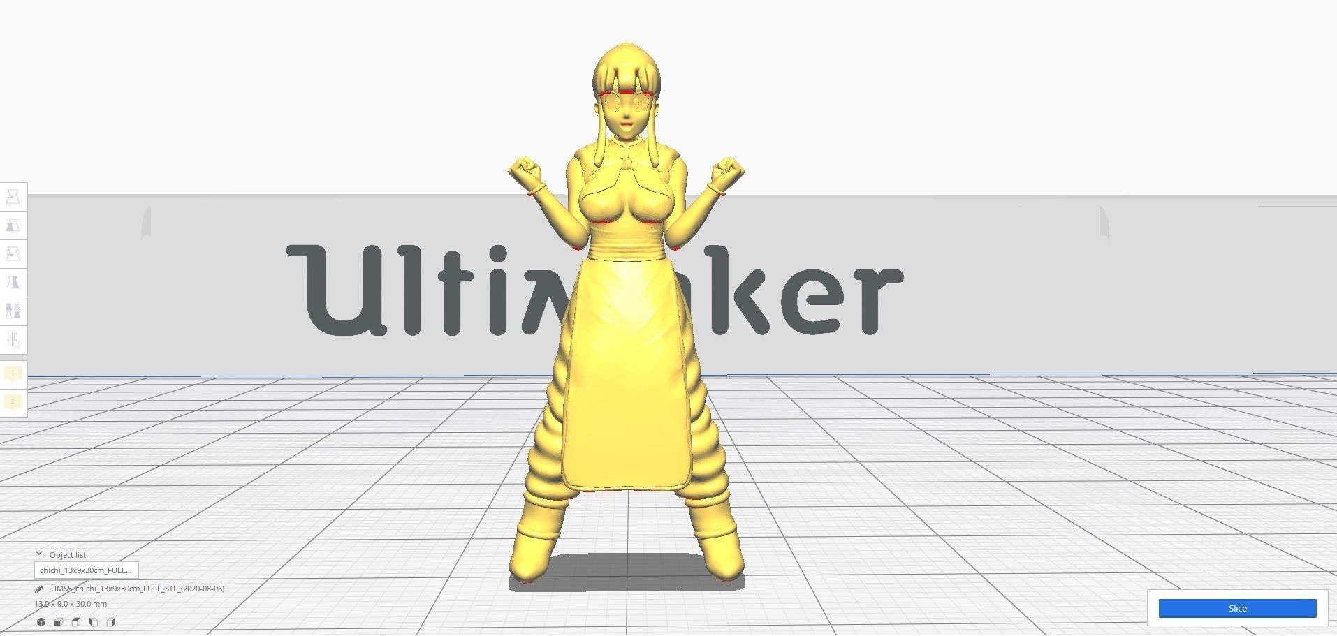 Dragonball Z Character - ChiChi 3D Modelling Low-poly 3D model_18