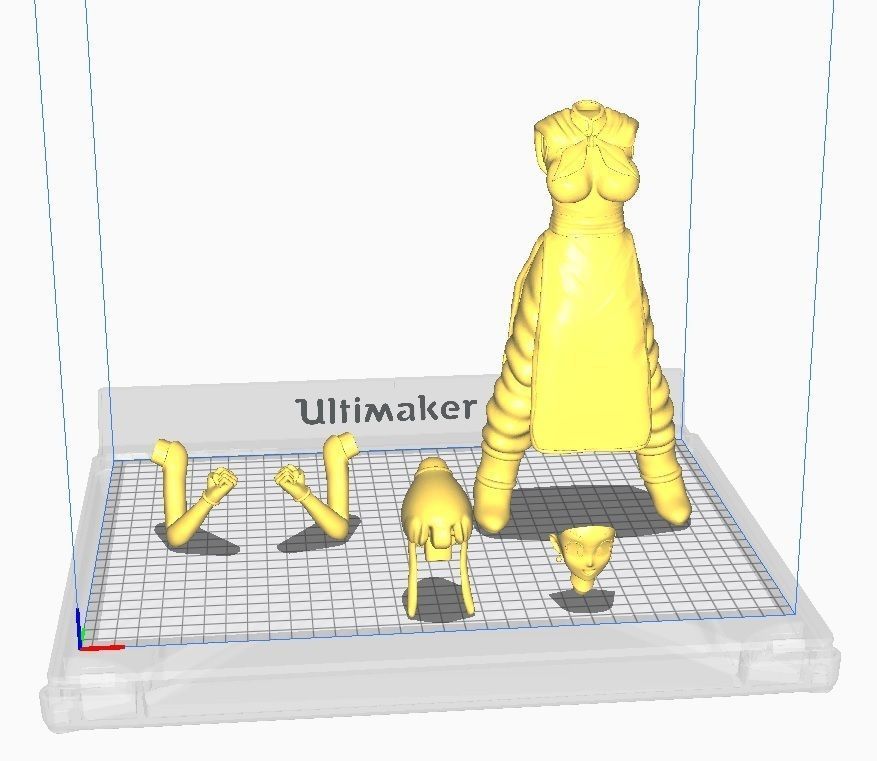 Dragonball Z Character - ChiChi 3D Modelling Low-poly 3D model_16