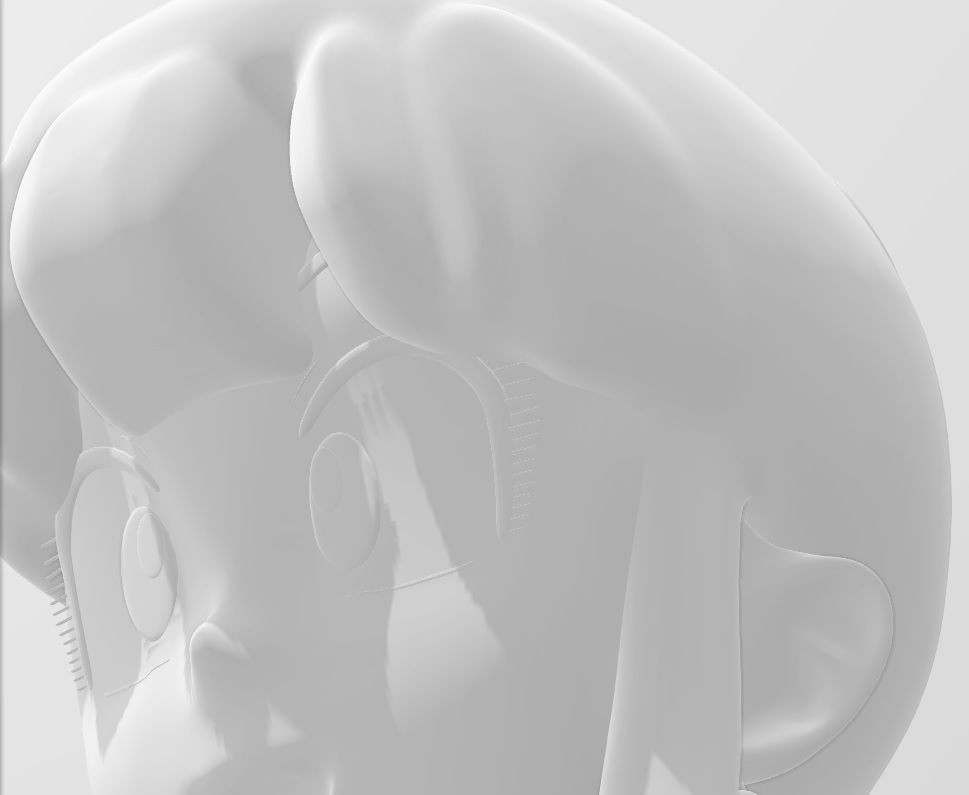 Dragonball Z Character - ChiChi 3D Modelling Low-poly 3D model_14