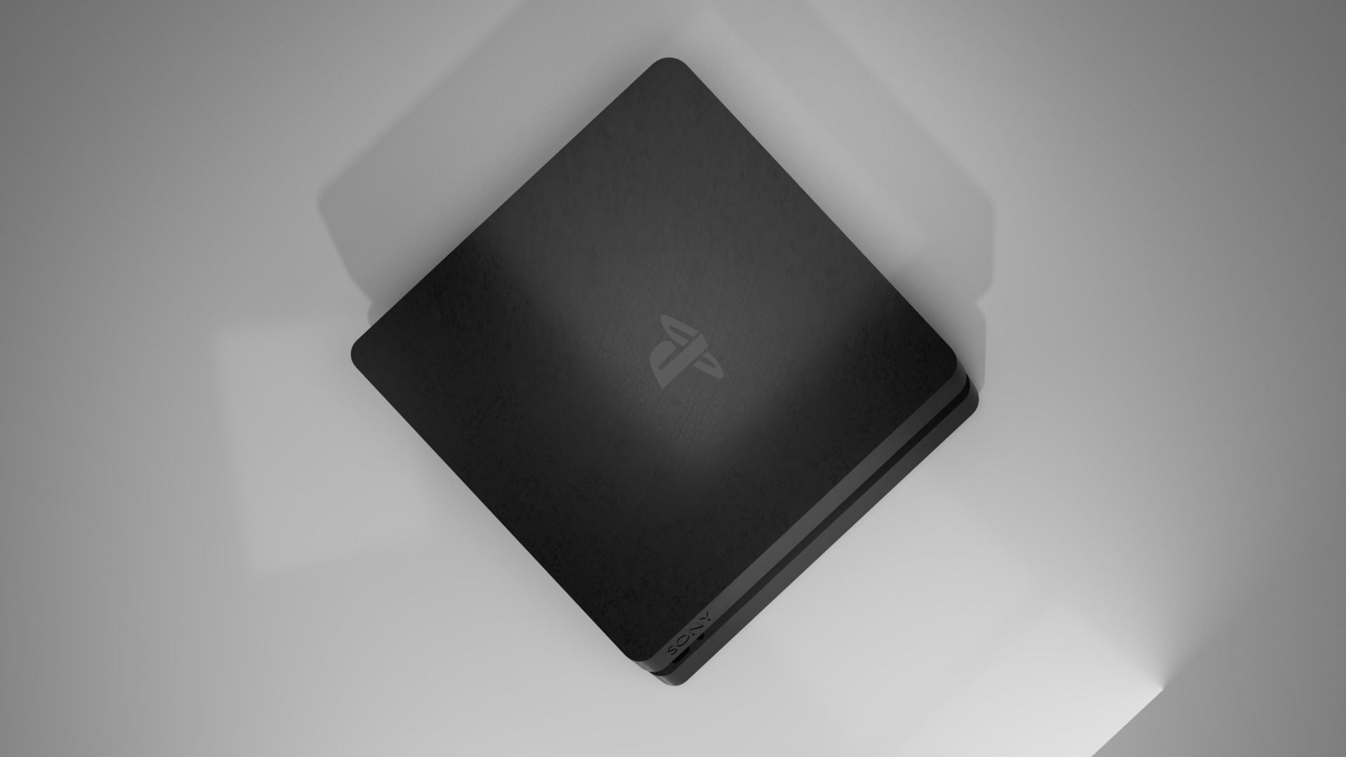 PS4 - Slim Free 3D model_1