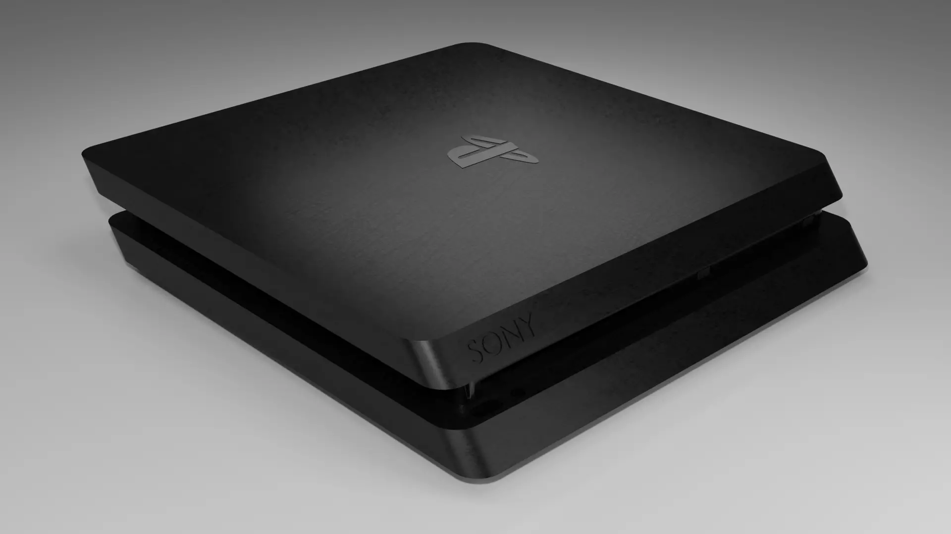 PS4 - Slim Free 3D model_0