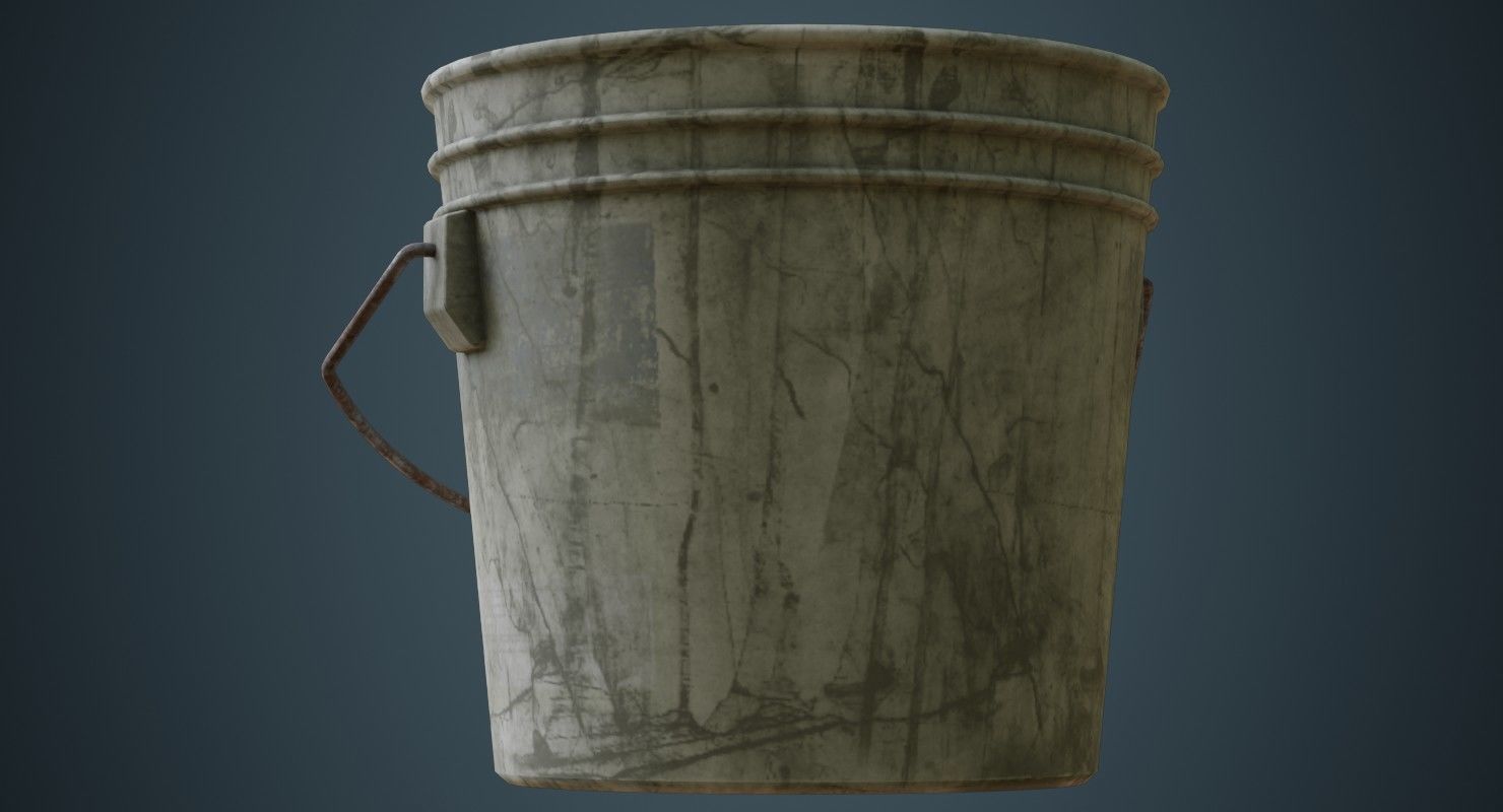 Paint Can 1B Low-poly 3D model_3