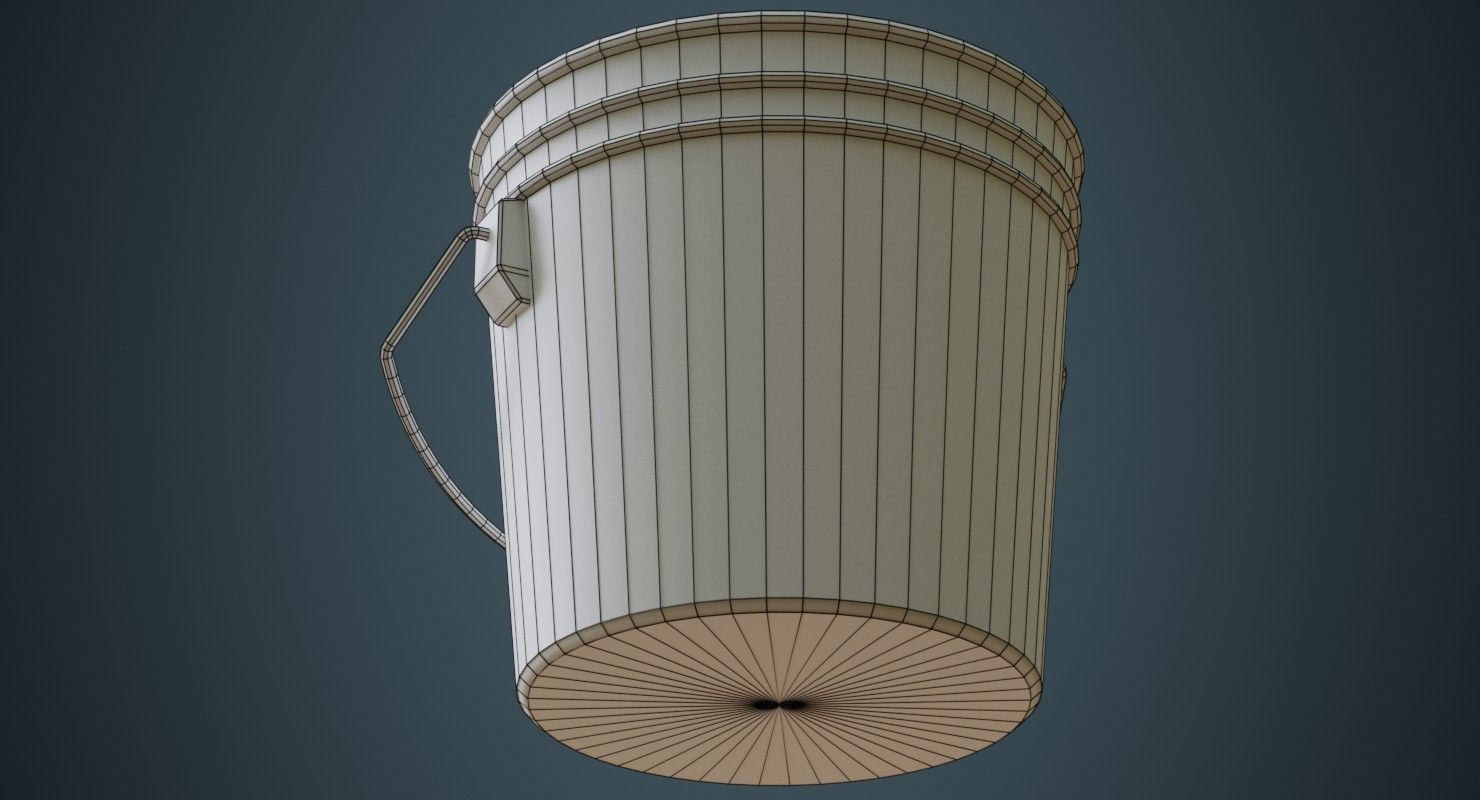 Paint Can 1B Low-poly 3D model_6