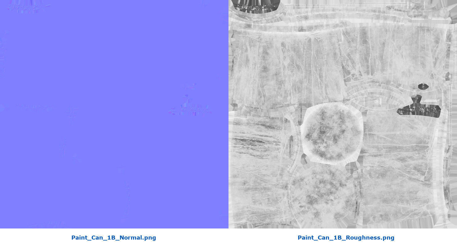 Paint Can 1B Low-poly 3D model_9