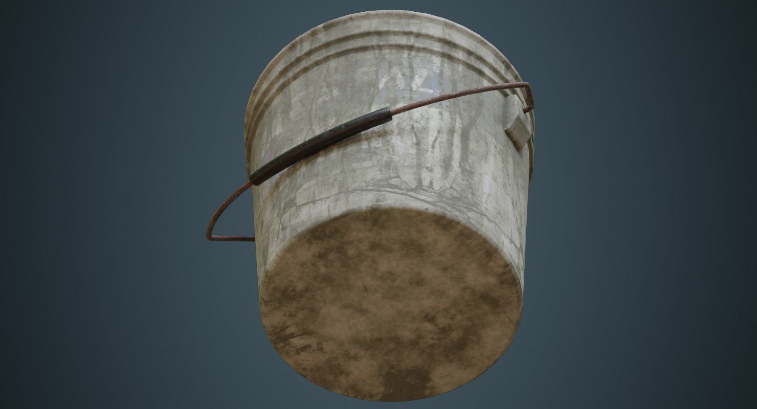 Paint Can 1B Low-poly 3D model_4