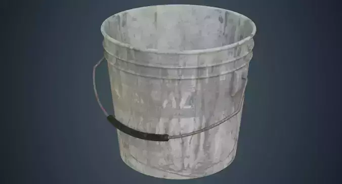 Paint Can 1B Low-poly 3D model