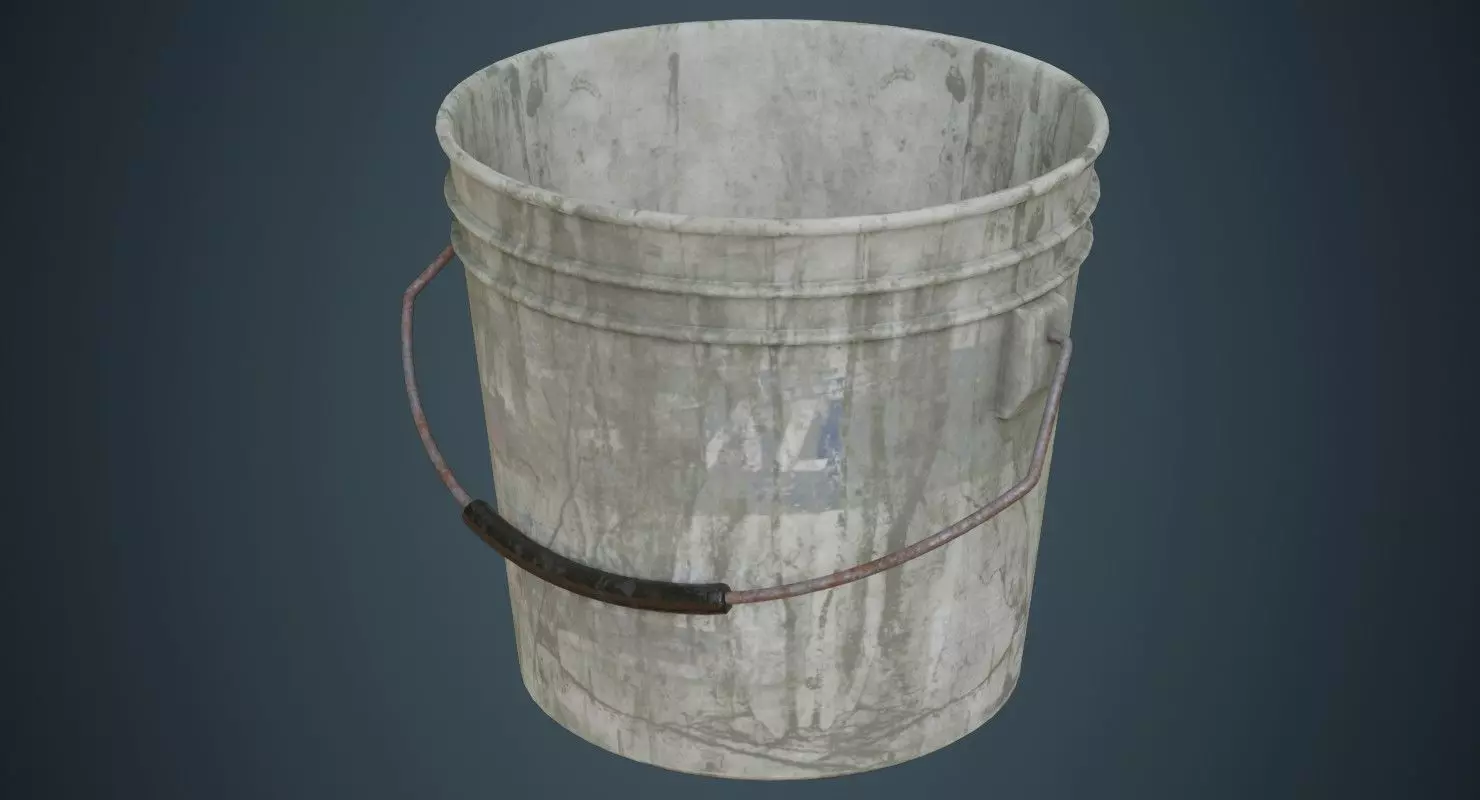 Paint Can 1B Low-poly 3D model_0