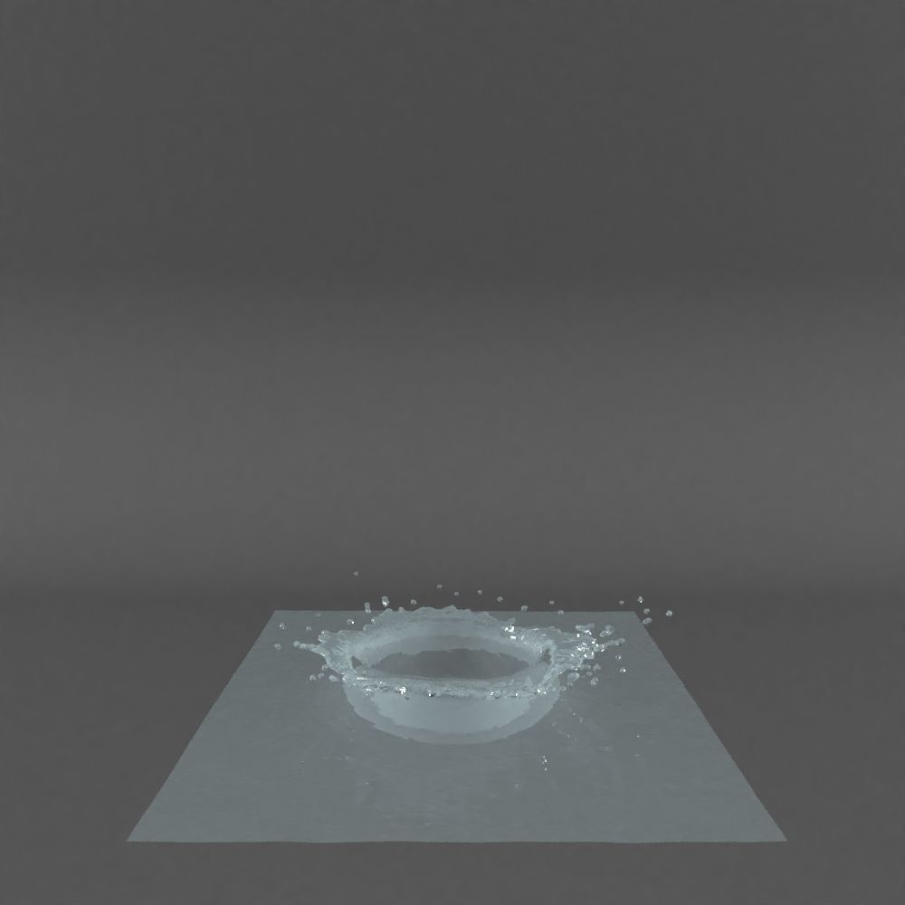 Splash 01 3D model_2