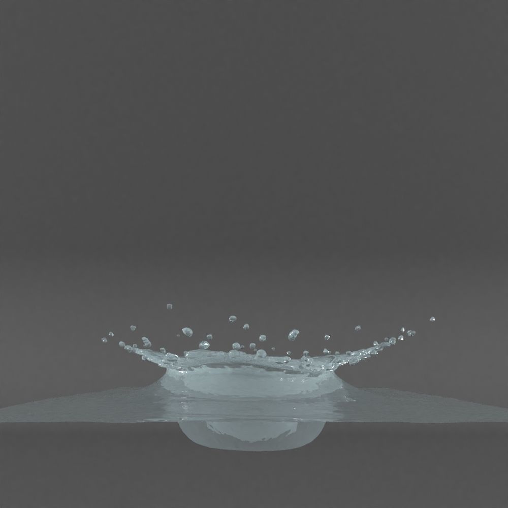 Splash 01 3D model_4