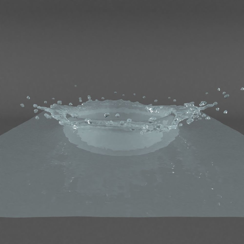 Splash 01 3D model_3