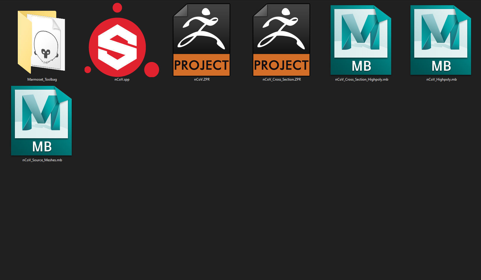 CoronaVirus COVID 19 Corona Virus SARS-CoV-2 nCoV with Source Low-poly 3D model_49