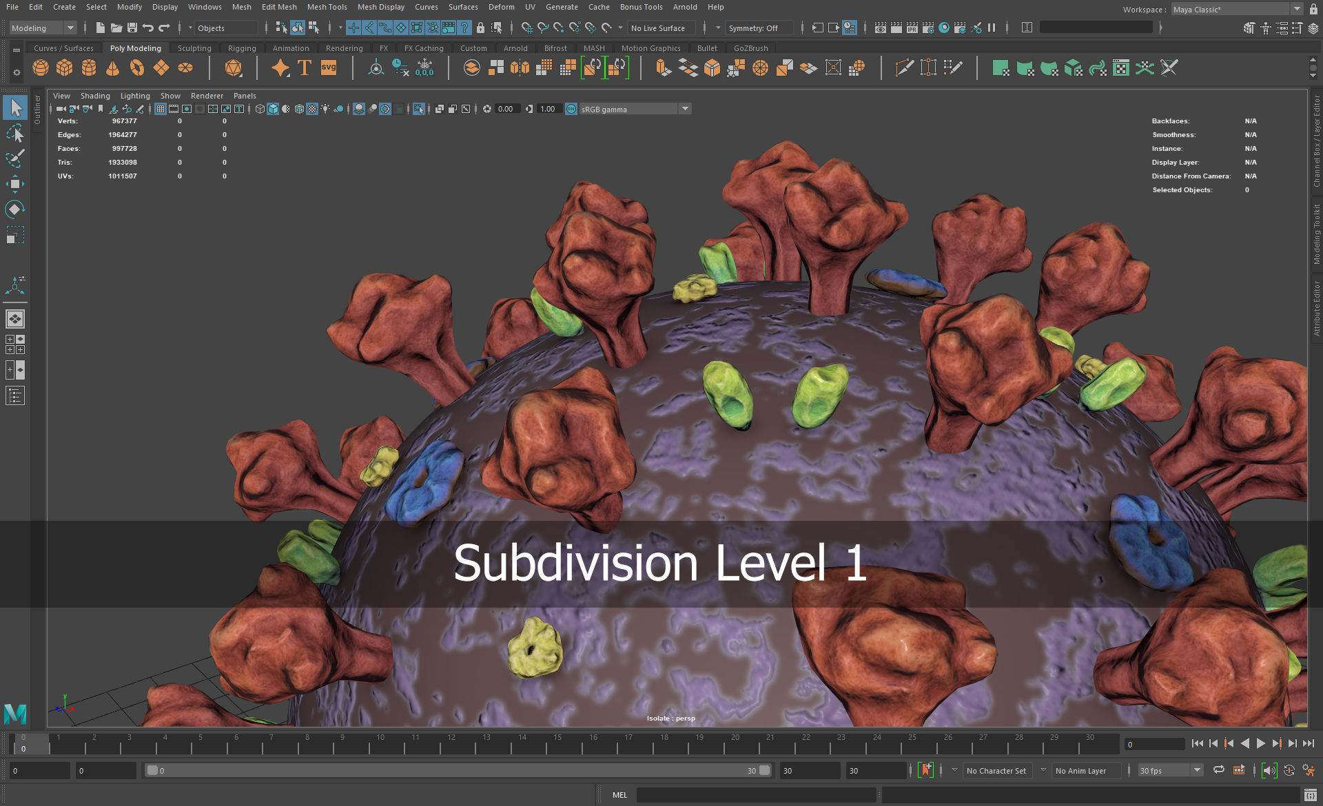CoronaVirus COVID 19 Corona Virus SARS-CoV-2 nCoV with Source Low-poly 3D model_44