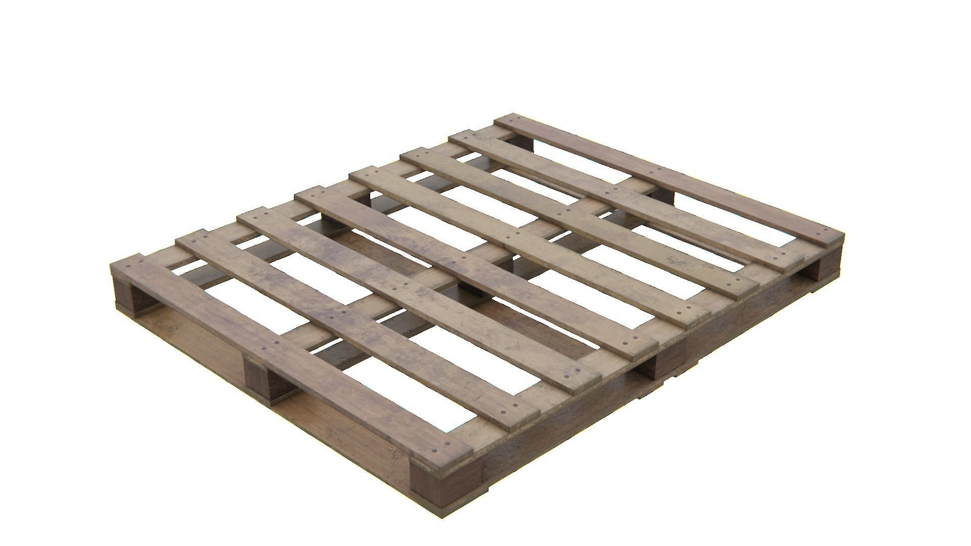 WoodPalletV-02 wooden pallet wall art Low-poly 3D model_8