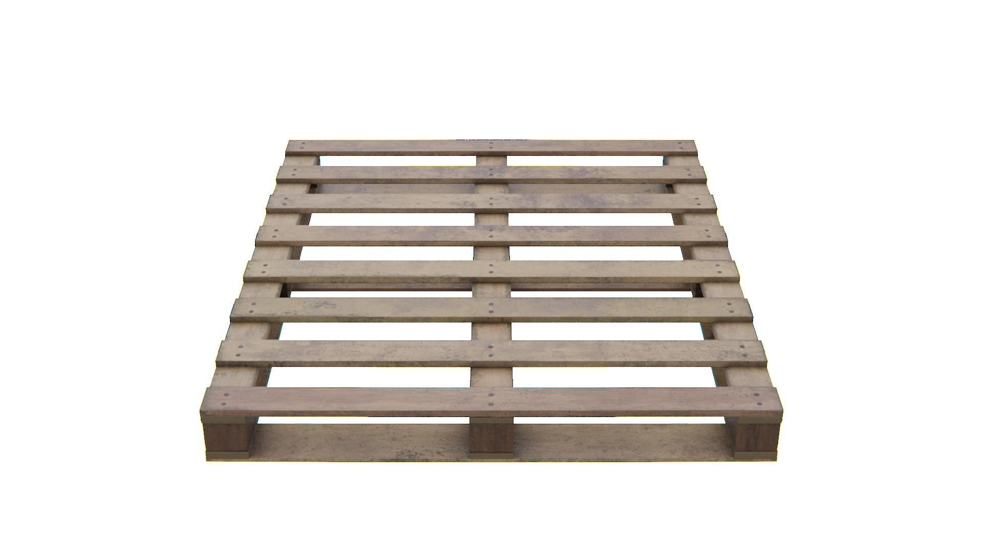 WoodPalletV-02 wooden pallet wall art Low-poly 3D model_6