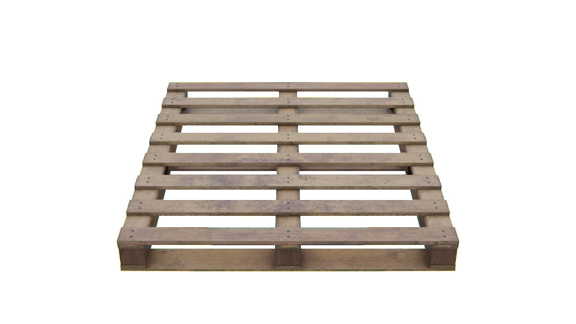 WoodPalletV-02 wooden pallet wall art Low-poly 3D model_1