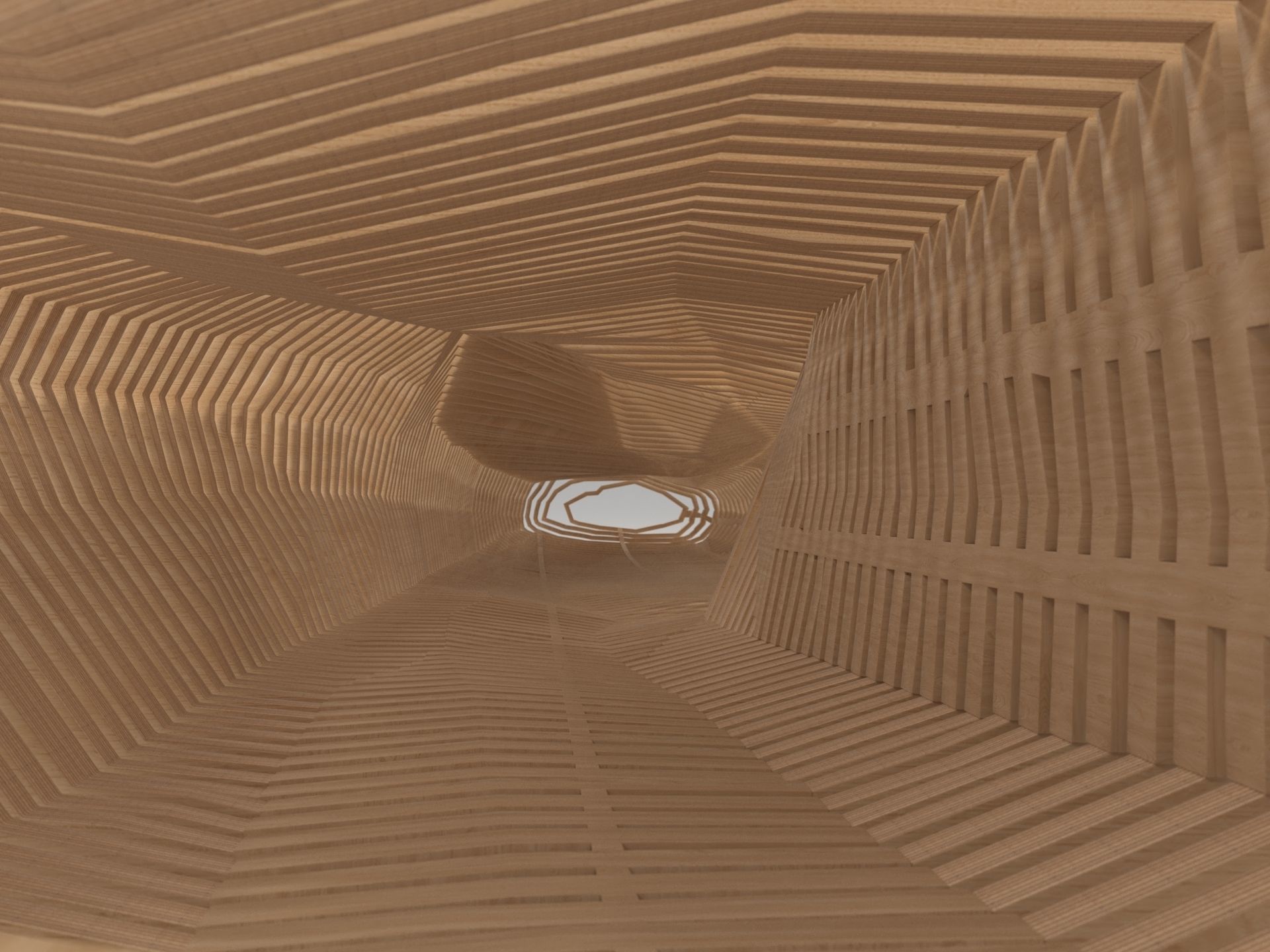 Parametric Bench  Snake Vertebrae 3D model_12