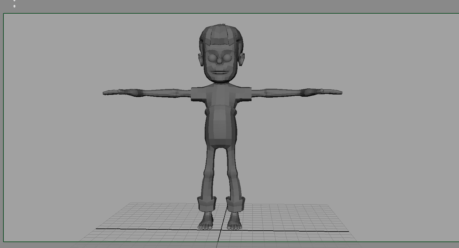 boy fisher 3d model 3D model_3