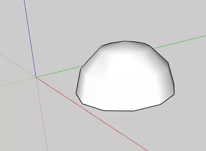 hemisphere ball Free 3D print model