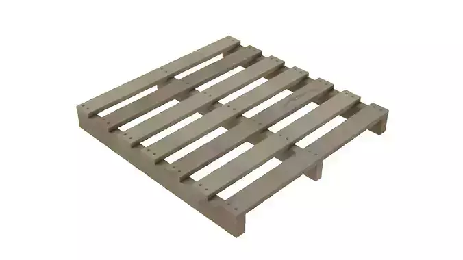 WoodPalletV-04 wooden pallets Low-poly 3D model