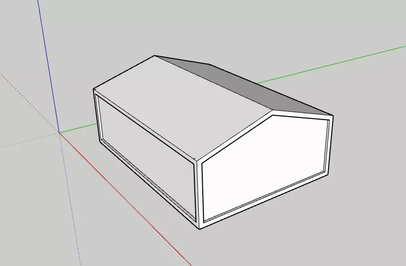 sloped house block Free 3D print model