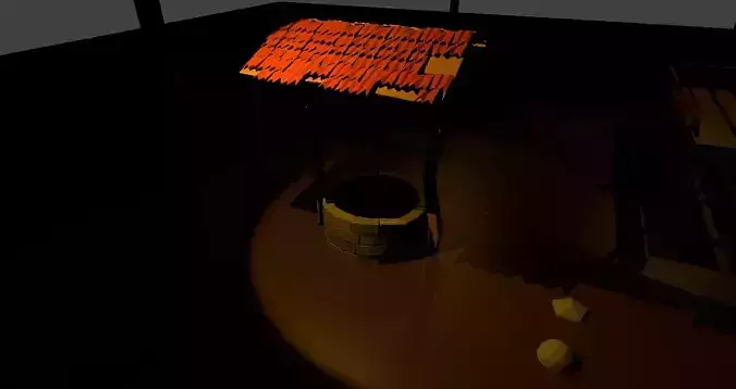  well with a wheelbarrow