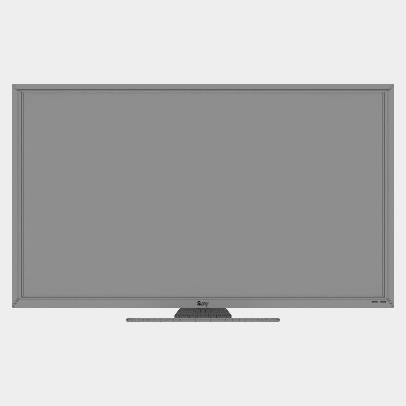 Generic Monitor 3D model_1
