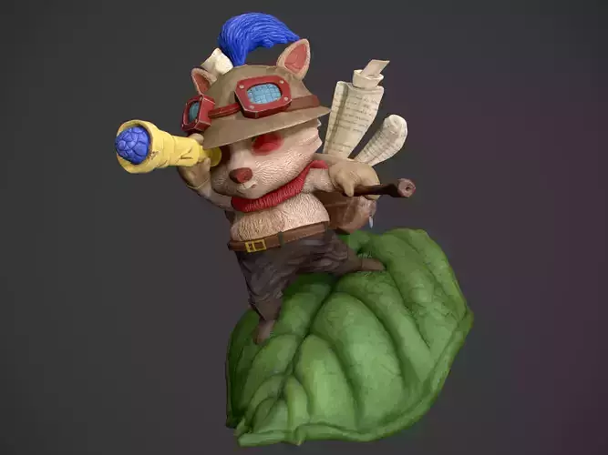 Teemo 3D Print Figure