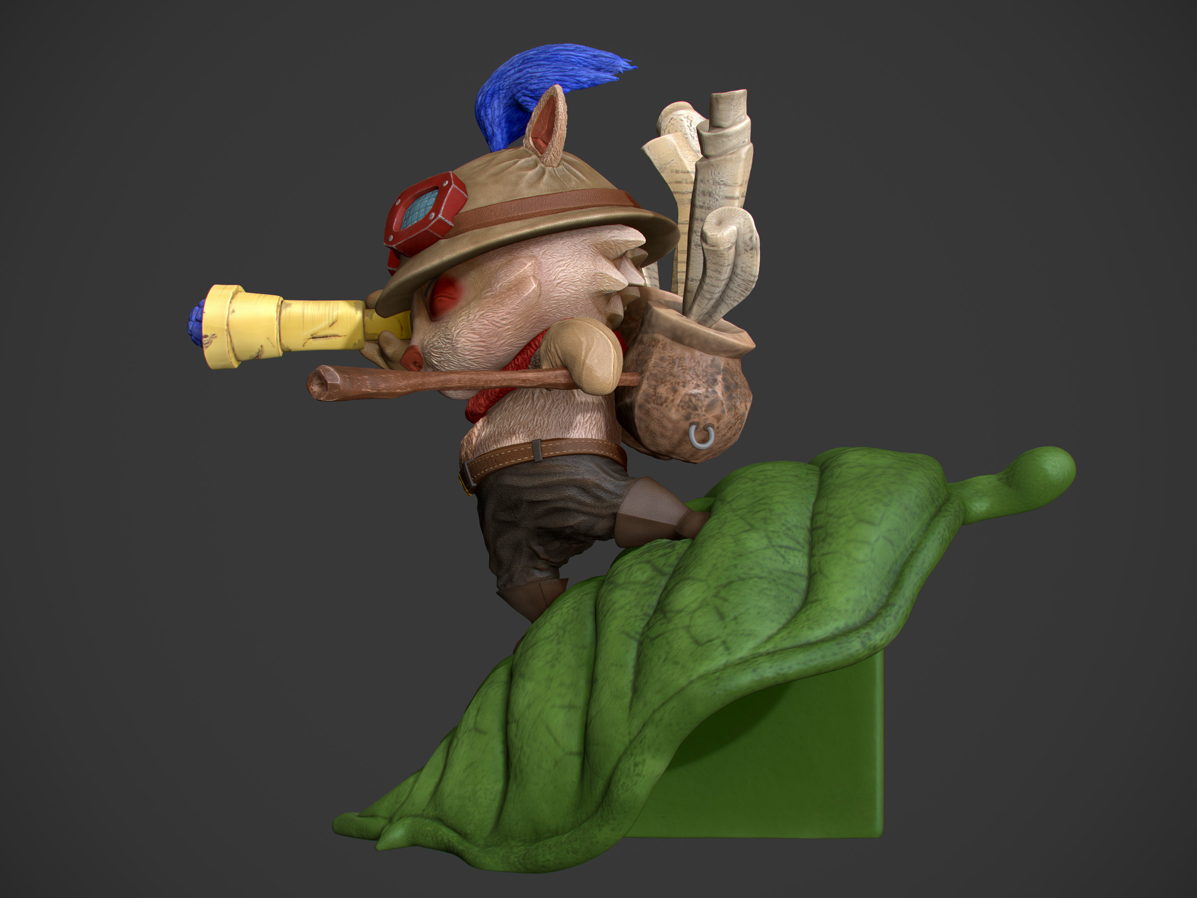 Teemo 3D Print Figure 3D model_4