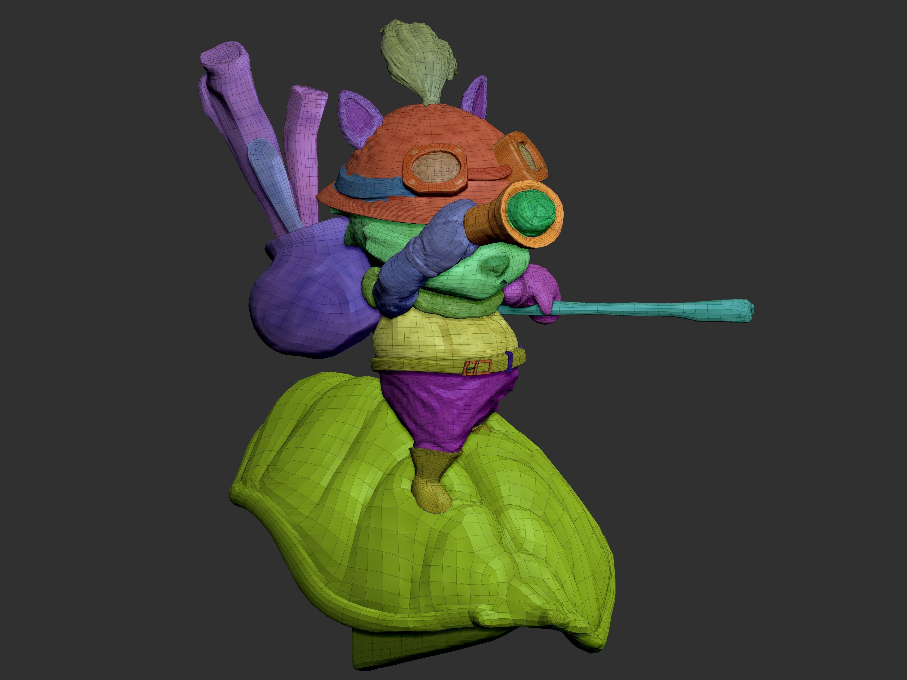 Teemo 3D Print Figure 3D model_8