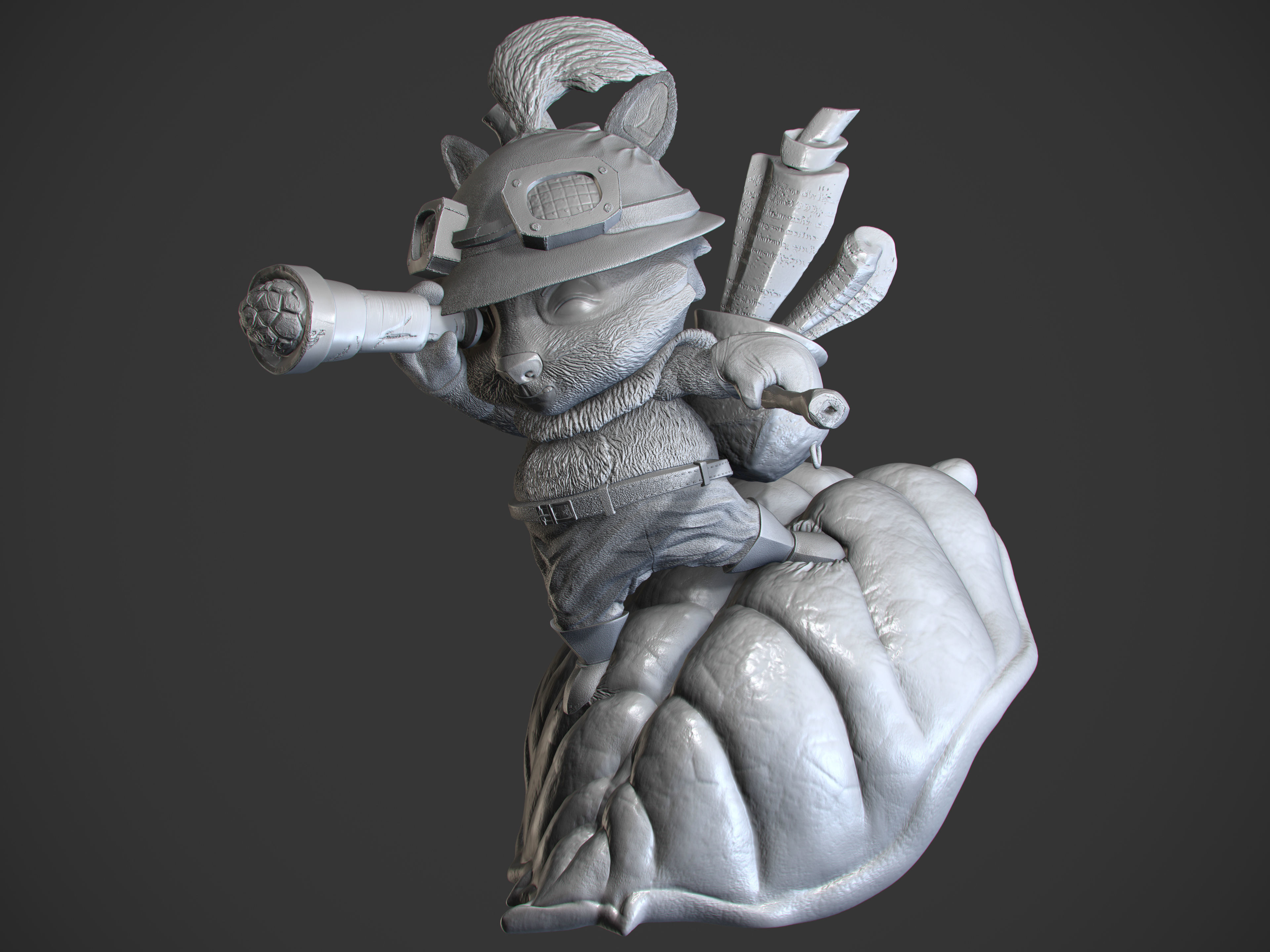 Teemo 3D Print Figure 3D model_6