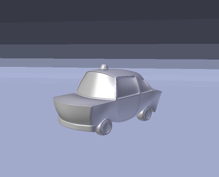 Police Car 3D model_1