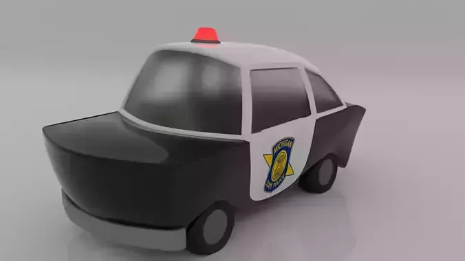 Police Car 3D model