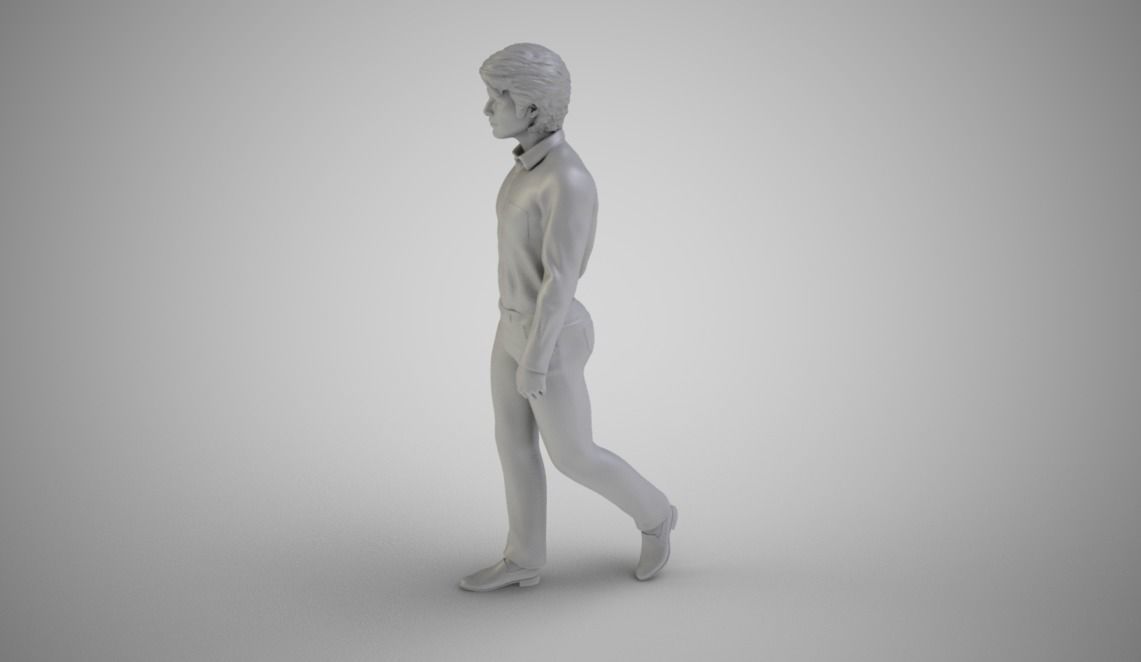 Walking Man 3D print model_1