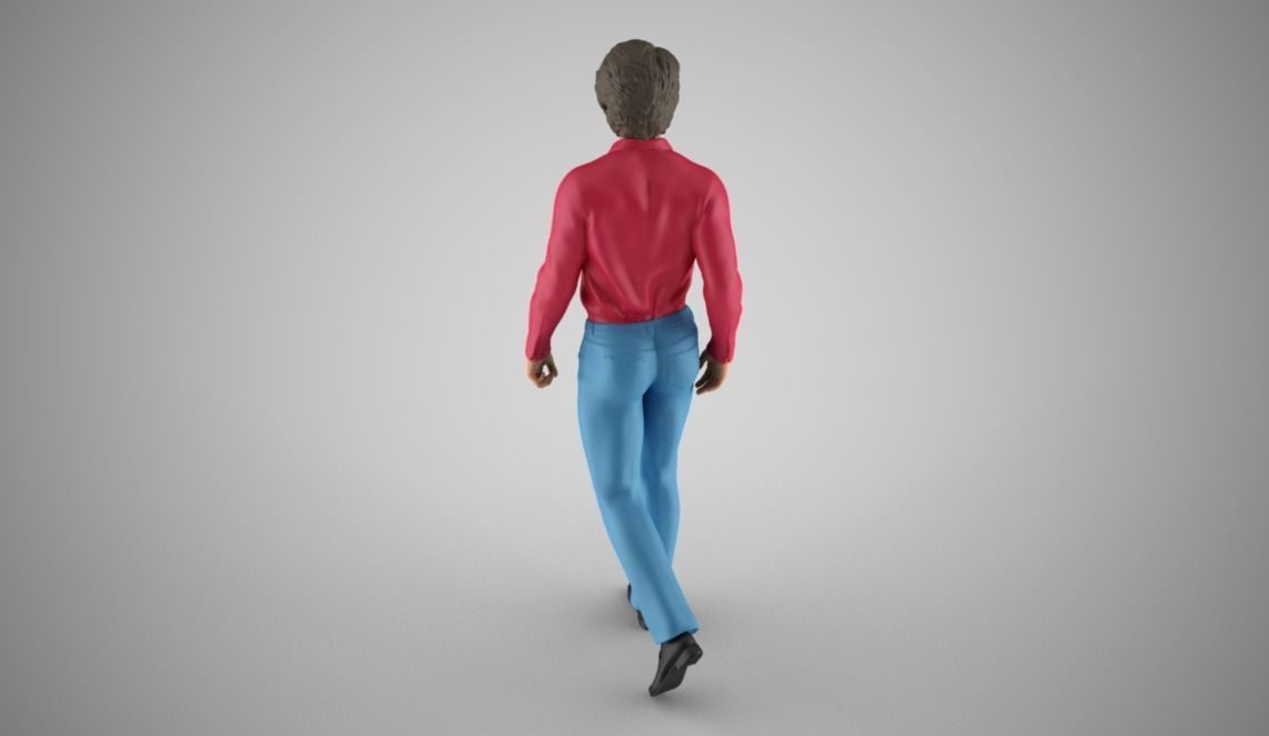 Walking Man 3D print model_8