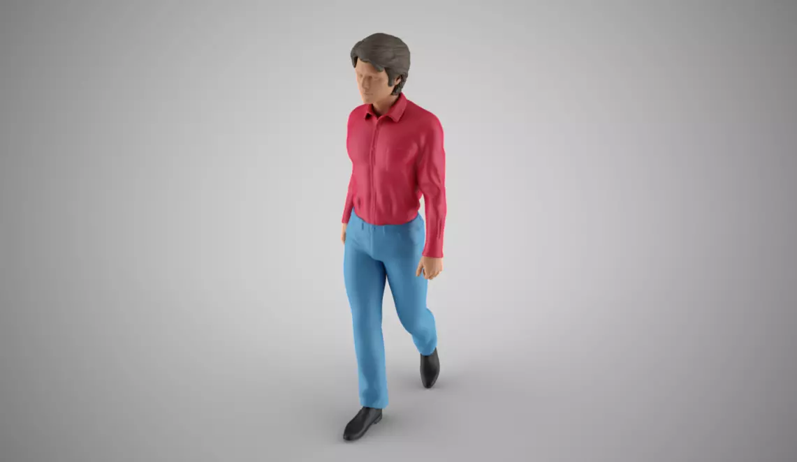 Walking Man 3D print model_0
