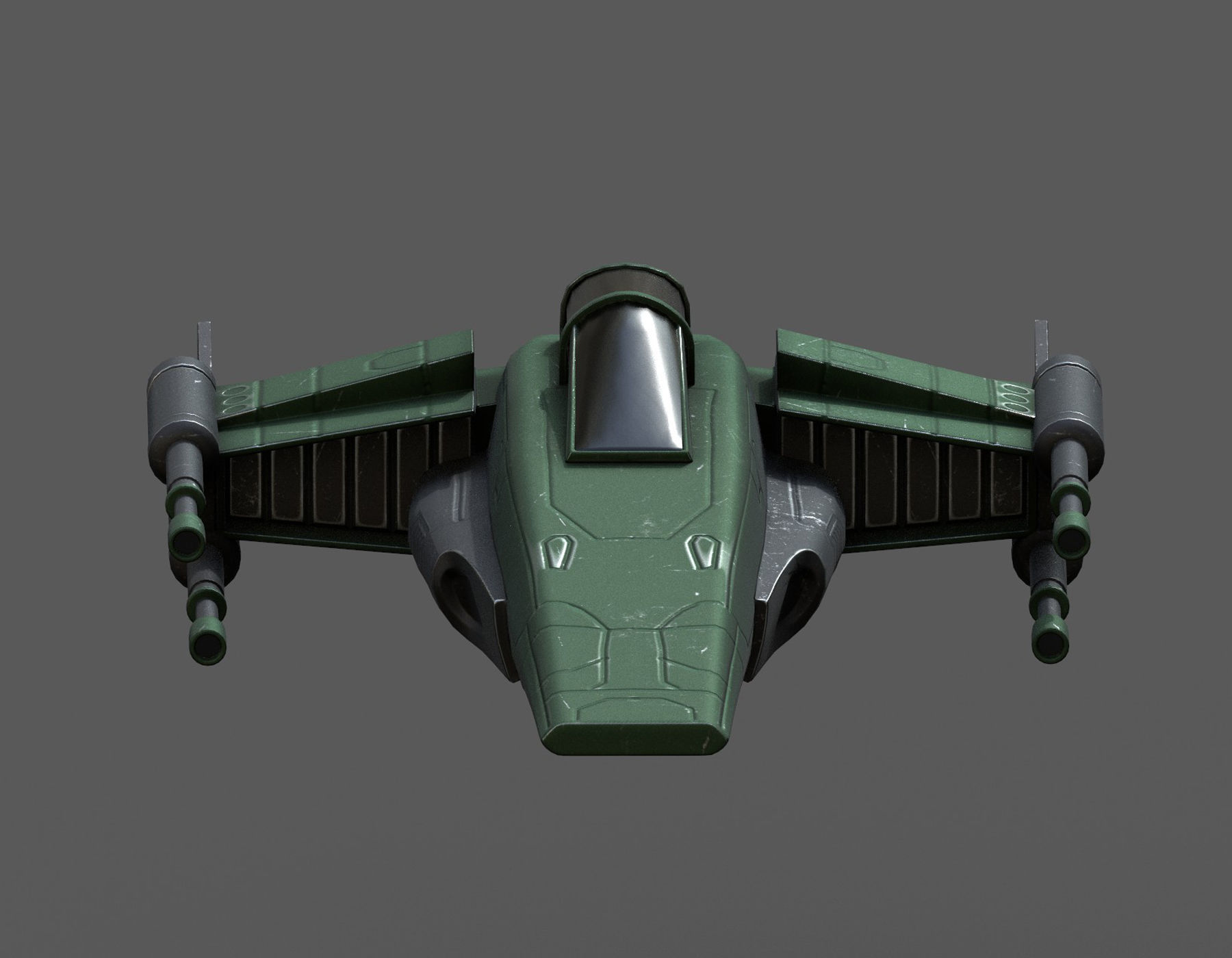 Spaceship scifi starship futuristic spacecraft space millitary  Low-poly 3D model_7