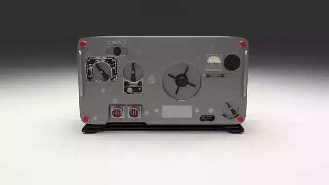 Old Military Radio 3D model