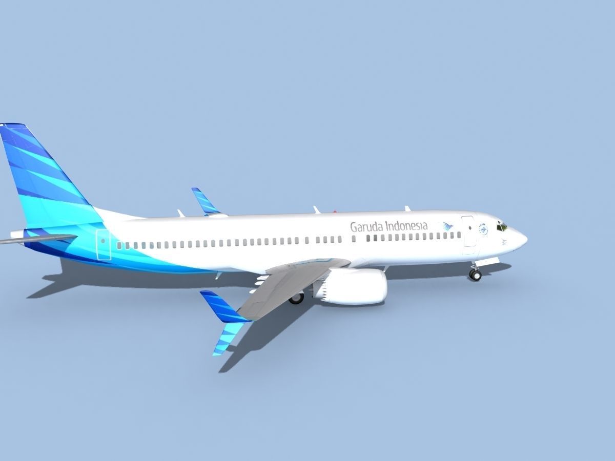 Boeing 737-800 Max Garuda Indonesia 3D model_5