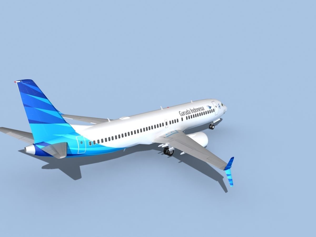Boeing 737-800 Max Garuda Indonesia 3D model_6