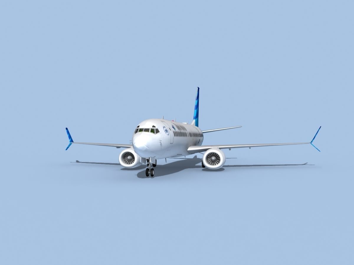 Boeing 737-800 Max Garuda Indonesia 3D model_2