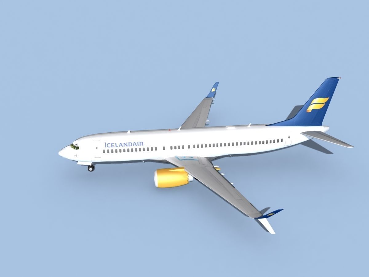 Boeing 737-800 Max Icelandair 3D model_9