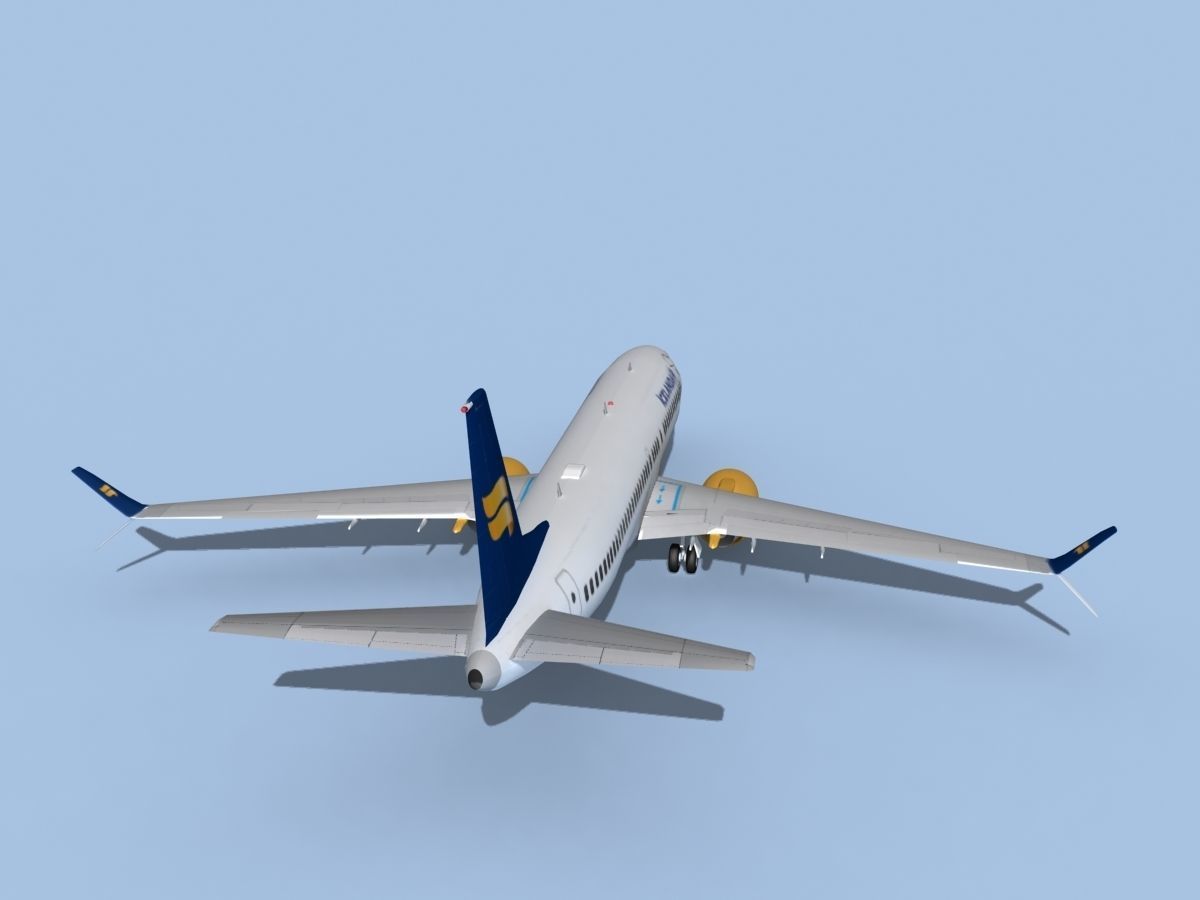 Boeing 737-800 Max Icelandair 3D model_6