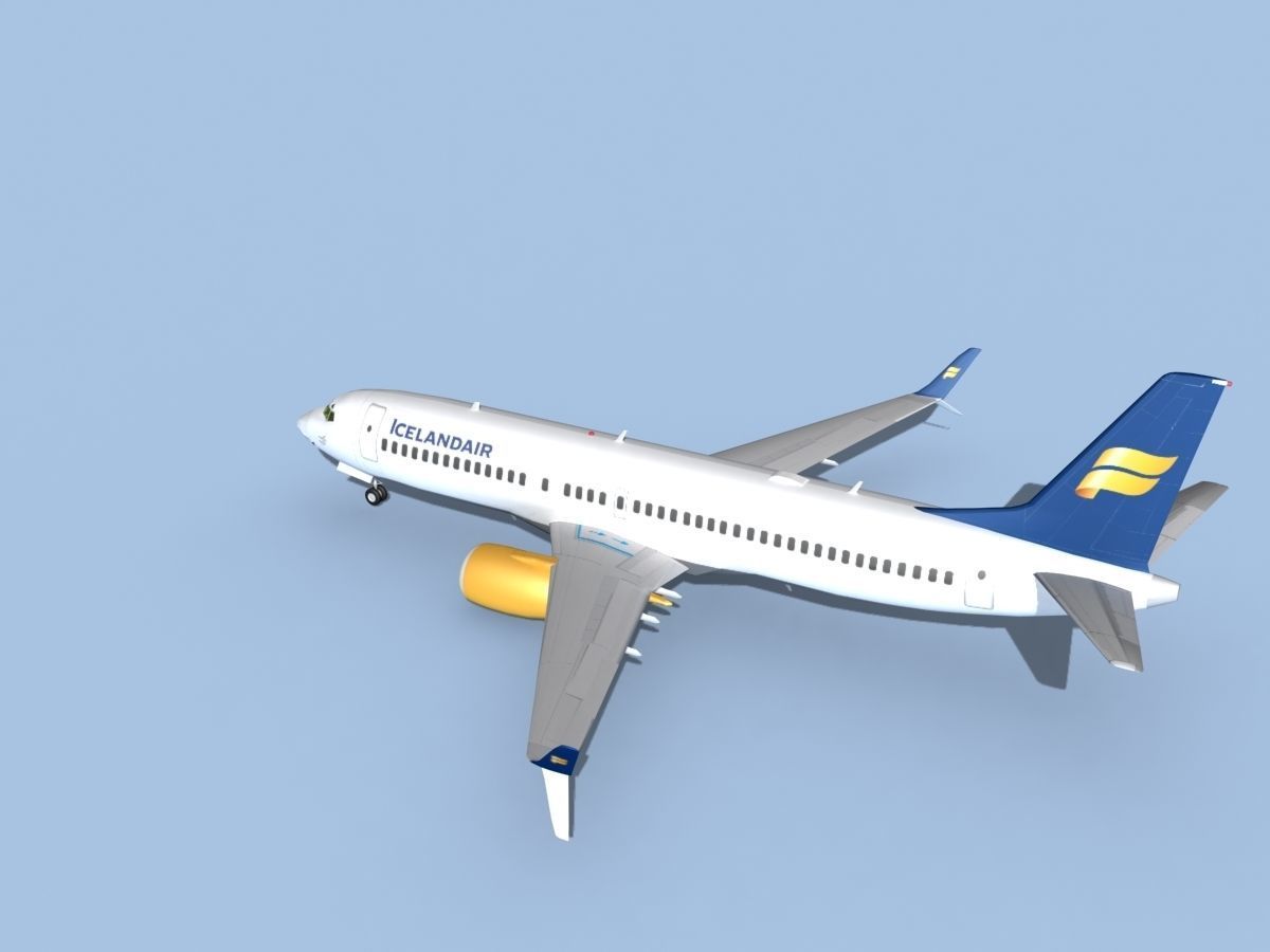 Boeing 737-800 Max Icelandair 3D model_8