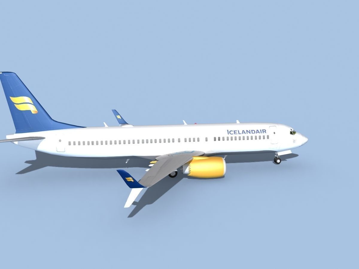 Boeing 737-800 Max Icelandair 3D model_4
