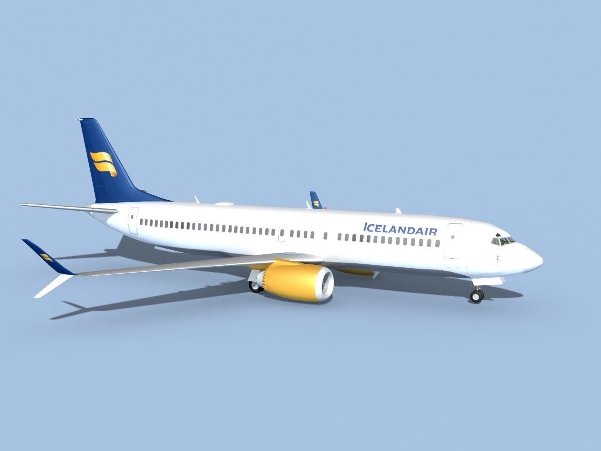 Boeing 737-800 Max Icelandair 3D model_3