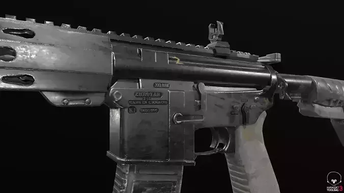 Zbroyar Z-15  AR-15   M4A4 LOW POLY MODEL FREE