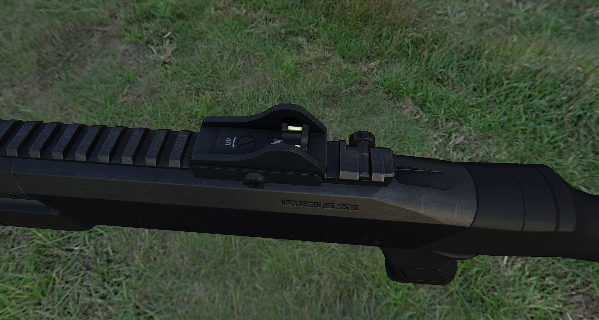 Fabarm STF12 compact Low-poly 3D model_39