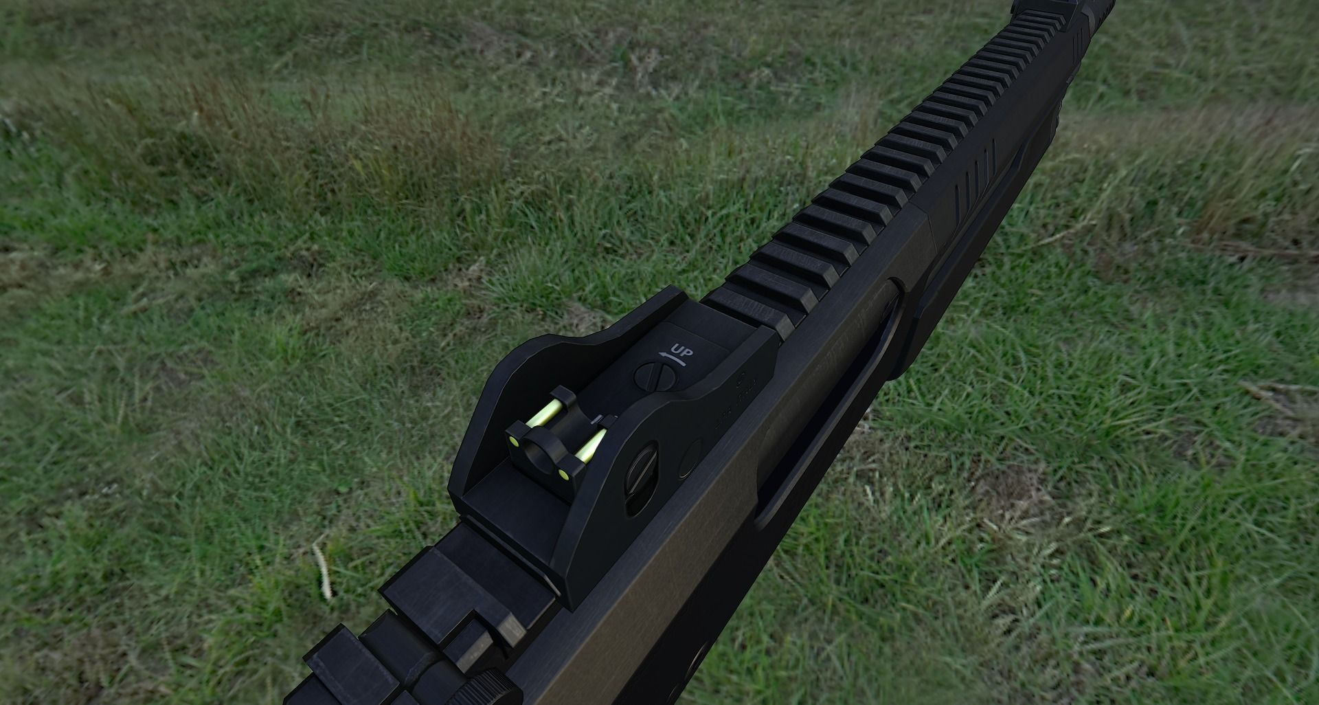 Fabarm STF12 compact Low-poly 3D model_26